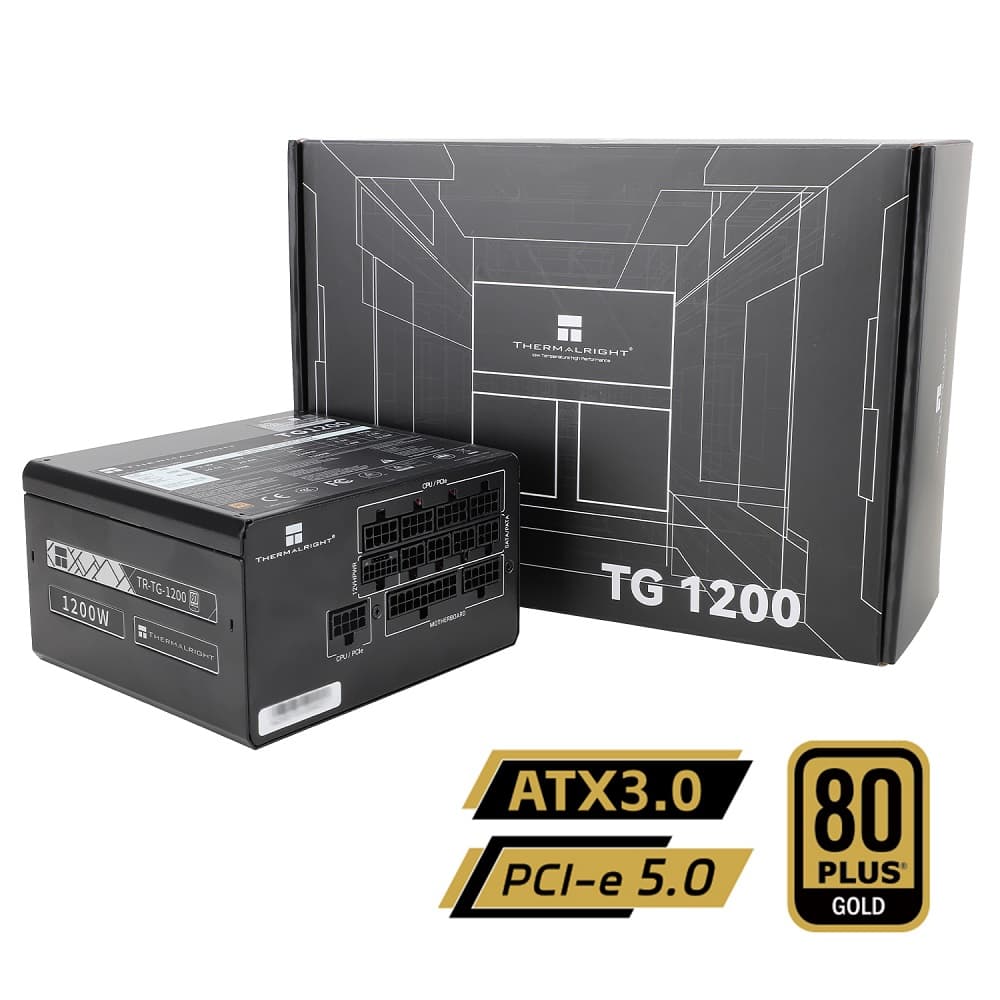 Thermalright 1200w Gold Modular Power Supply TR-TG1200 (ATX 3.0 PCI 5.0 12Pin GPU)