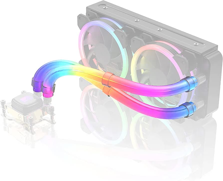 Custom PC ARGB Tube For Liquid Coolers Sleeve 3 Pin