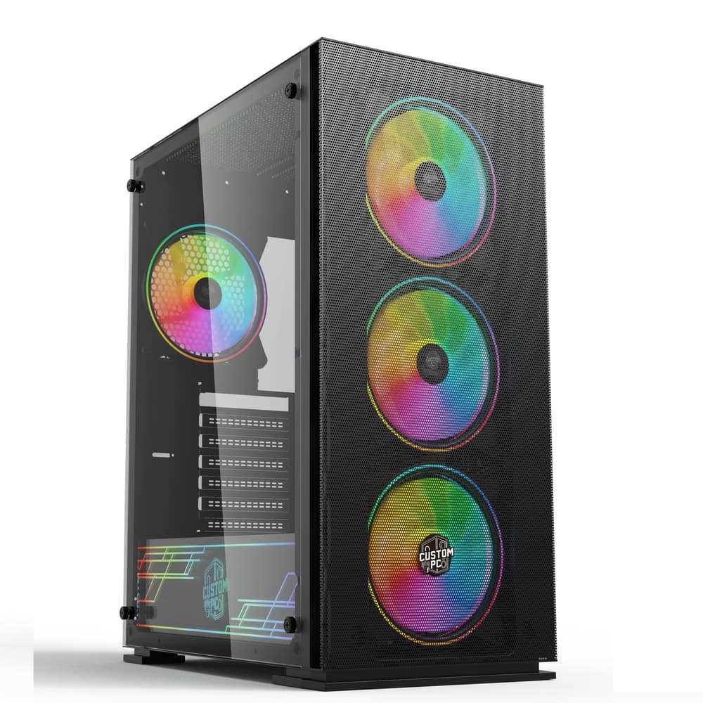 Custom PC “Samurai RGB++” Computer Case (4*140mm ARGB Fans)