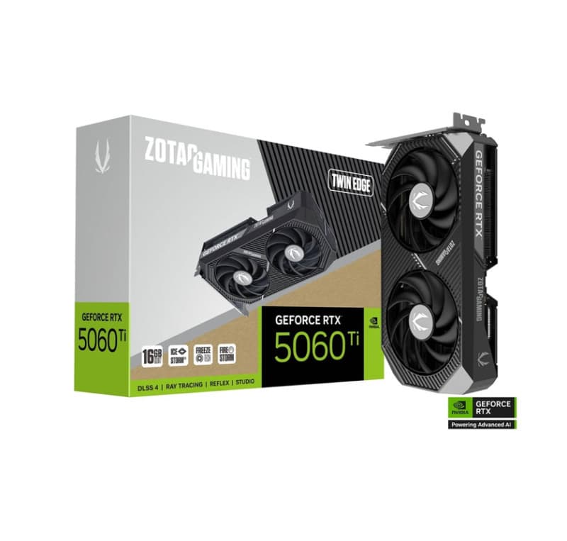 ZOTAC GAMING GEFORCE RTX 5060Ti 16GB TWIN EDGE