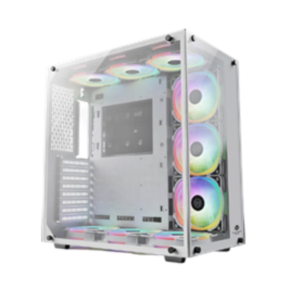 Custom PC "Fortress White" Computer Case (Without Fans)