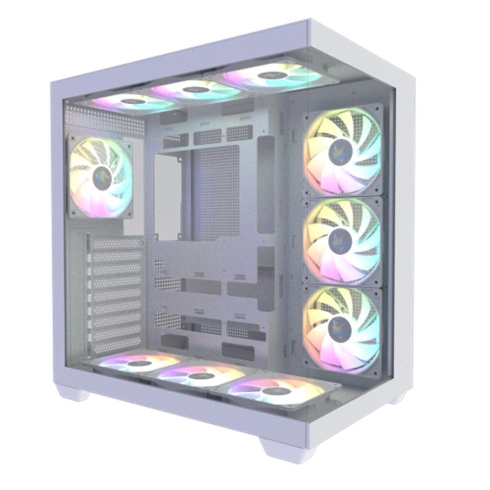 GALAX "HOF ALLSYNQ" Computer Case (4 ARGB Fans) White